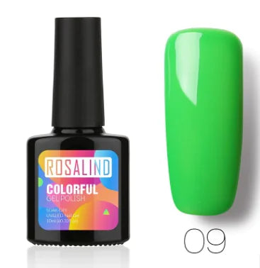 ROSALIND Solid Color UV Nail Gel Polish 10ml