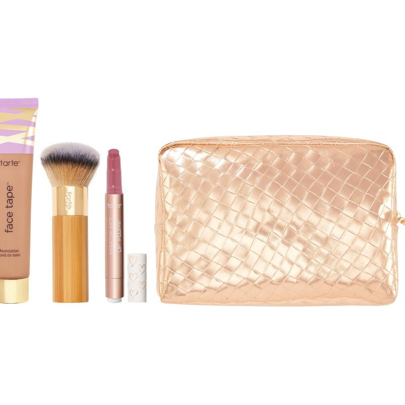 Tarte Super- Size Face Tape Foundation 3-Pc Kit with Bag