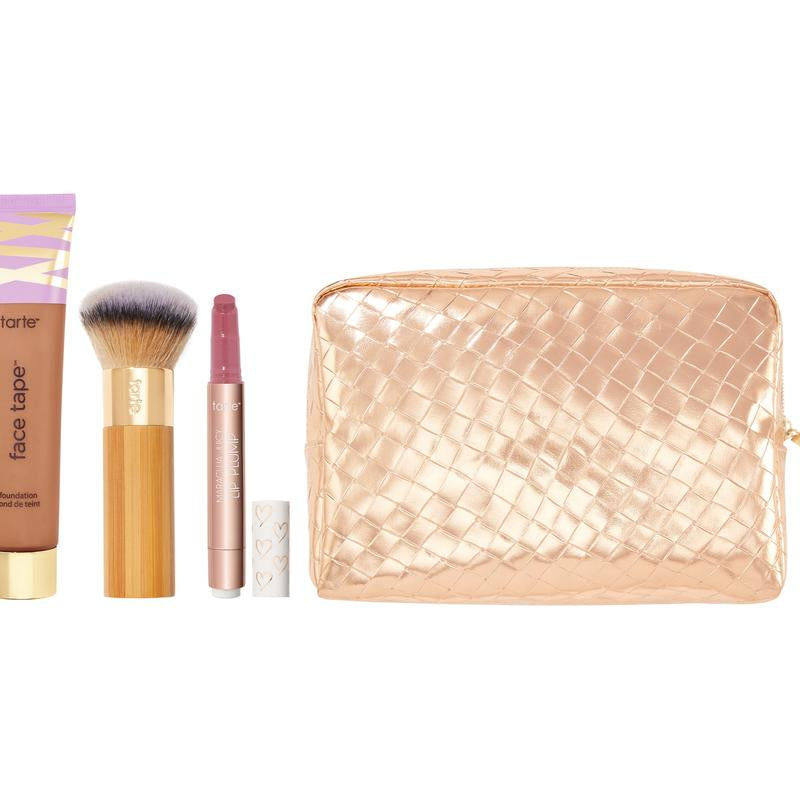 Tarte Super- Size Face Tape Foundation 3-Pc Kit with Bag