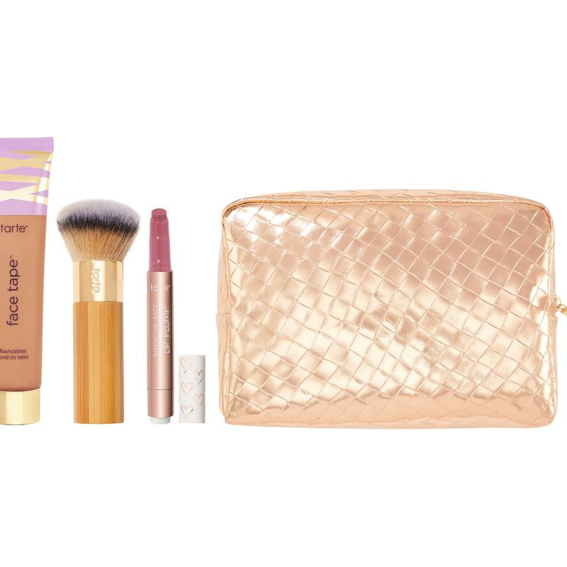 Tarte Super- Size Face Tape Foundation 3-Pc Kit with Bag