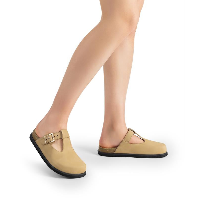 Dream Pairs Women'S Comfortable Mary Jane T-Strap Cut-Out Adjustable Strap Arch Support Slip-On Casual Mules Clogs Fall Autumn Summer
