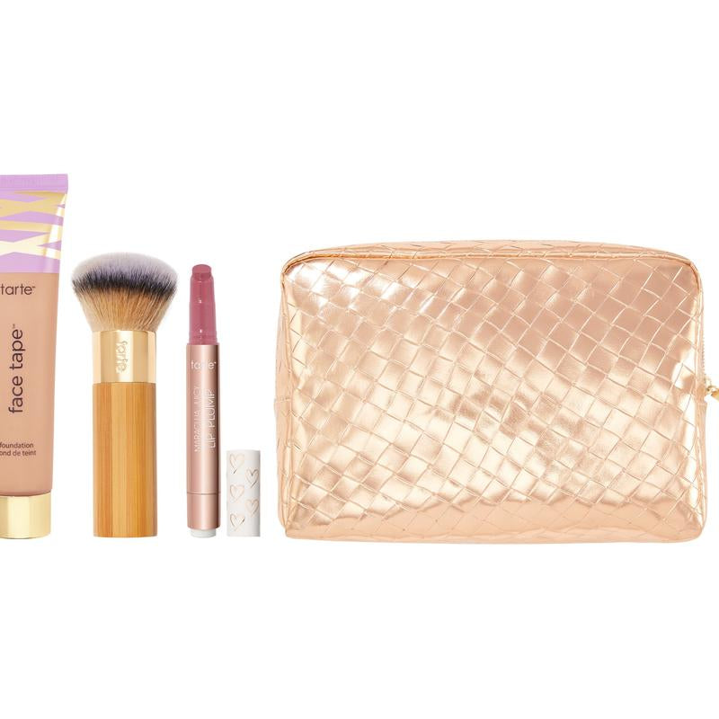 Tarte Super- Size Face Tape Foundation 3-Pc Kit with Bag