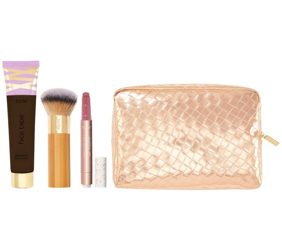 Tarte Super- Size Face Tape Foundation 3-Pc Kit with Bag