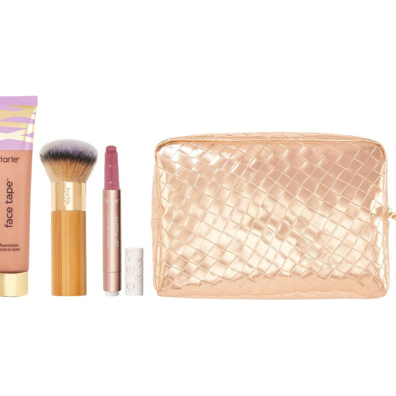 Tarte Super- Size Face Tape Foundation 3-Pc Kit with Bag