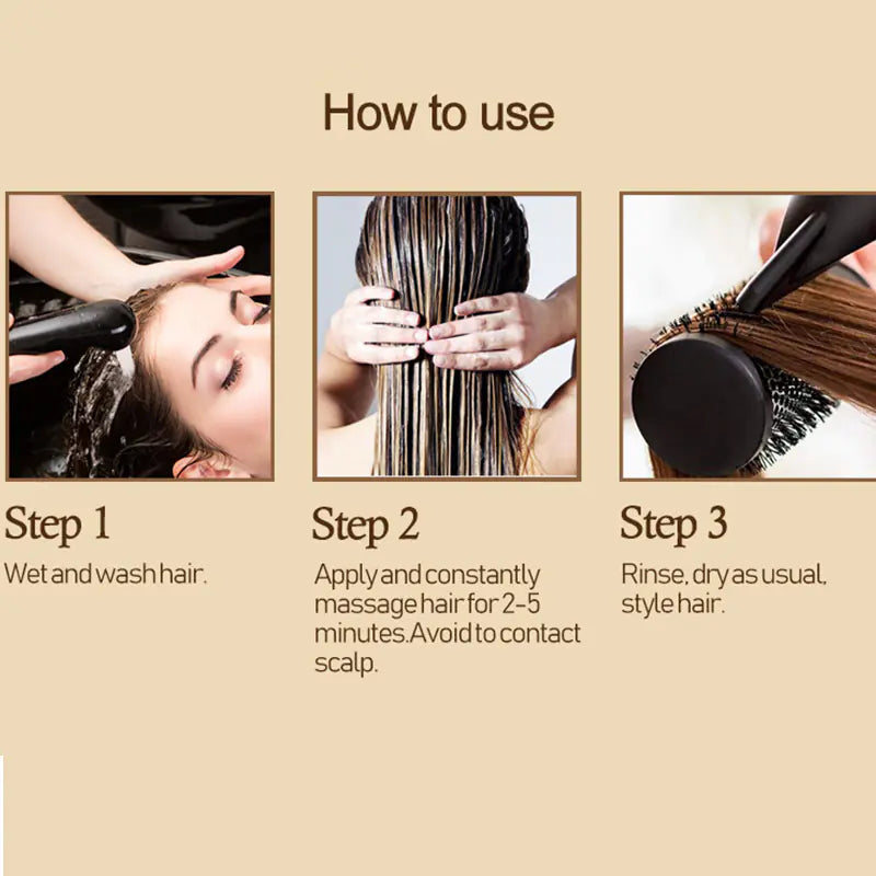 Anti-Shedding Smooth Hair Mask for Frizz Control