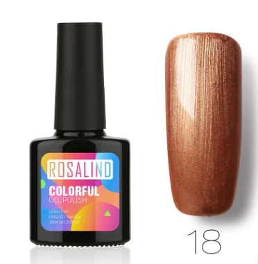 ROSALIND Solid Color UV Nail Gel Polish 10ml