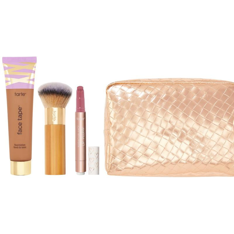 Tarte Super- Size Face Tape Foundation 3-Pc Kit with Bag