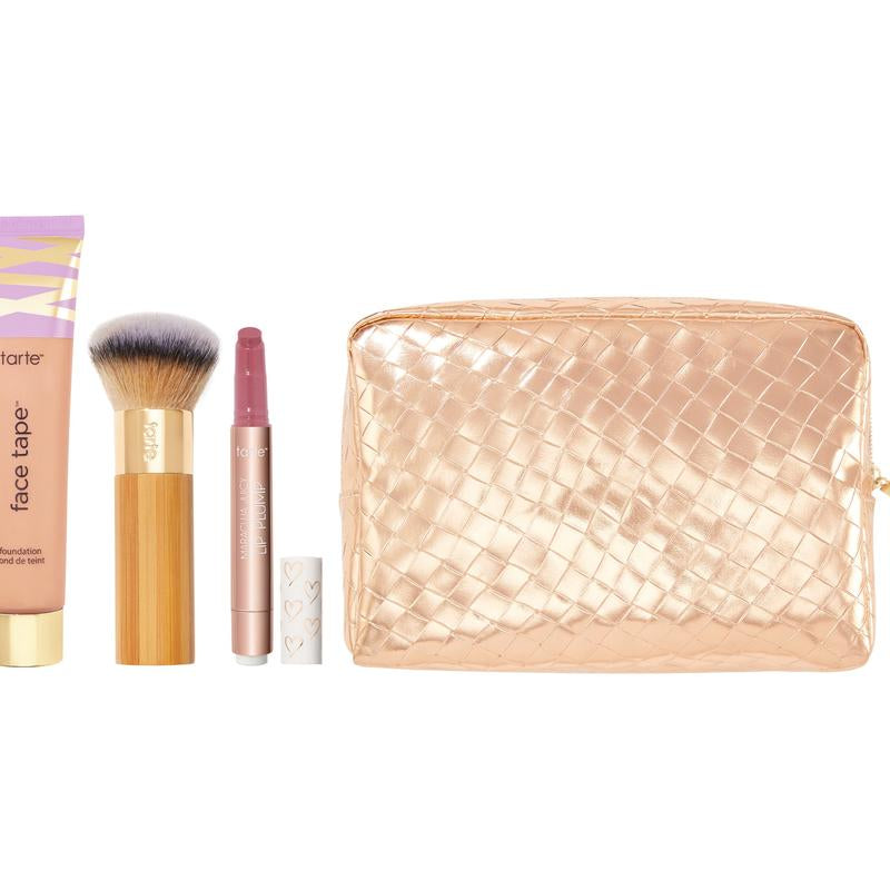 Tarte Super- Size Face Tape Foundation 3-Pc Kit with Bag