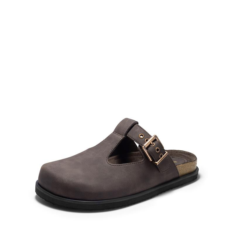 Dream Pairs Women'S Comfortable Mary Jane T-Strap Cut-Out Adjustable Strap Arch Support Slip-On Casual Mules Clogs Fall Autumn Summer