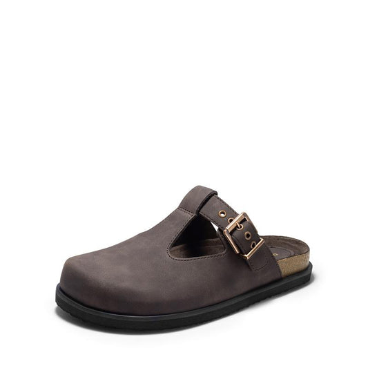 Dream Pairs Women'S Comfortable Mary Jane T-Strap Cut-Out Adjustable Strap Arch Support Slip-On Casual Mules Clogs Fall Autumn Summer