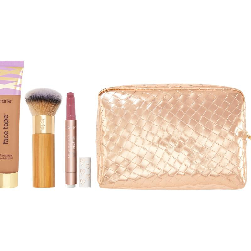 Tarte Super- Size Face Tape Foundation 3-Pc Kit with Bag