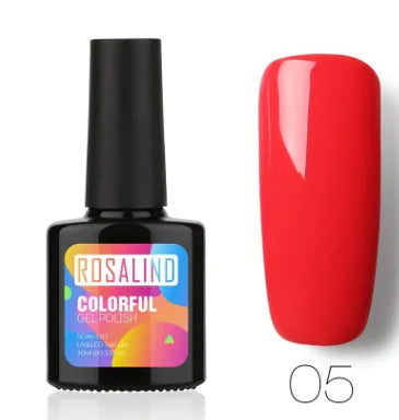 ROSALIND Solid Color UV Nail Gel Polish 10ml