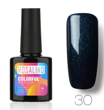 ROSALIND Solid Color UV Nail Gel Polish 10ml