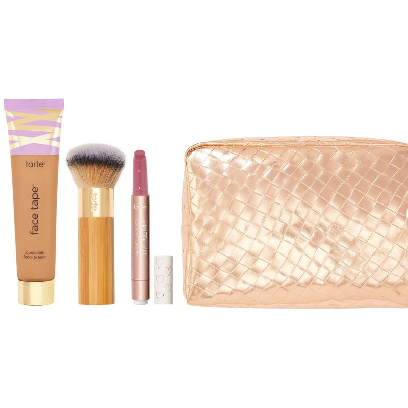 Tarte Super- Size Face Tape Foundation 3-Pc Kit with Bag