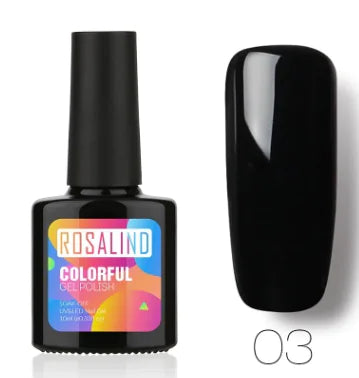 ROSALIND Solid Color UV Nail Gel Polish 10ml