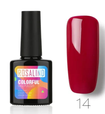 ROSALIND Solid Color UV Nail Gel Polish 10ml